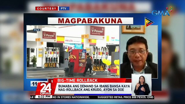 P11.45/L na tapyas sa diesel, P5.45/L sa gasolina at P8.55/L sa kerosene, ipatutupad simula bukas | 24 Oras