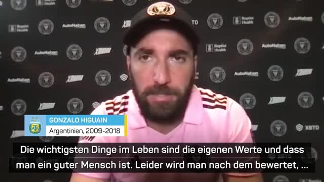 Higuain: “Bereue titellose Argentinien-Zeit nicht”