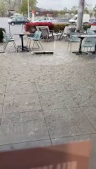 Le parking du Grand Mail inondé le 21 mars 2022