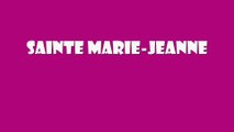 Sainte Marie-Jeanne