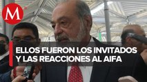 “Espectacular”: Slim y otros empresarios apoyan inauguración del aeropuerto de Santa Lucía