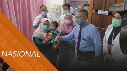 Vaksin Pneumokokal percuma untuk kanak-kanak lahir mulai Januari 2020