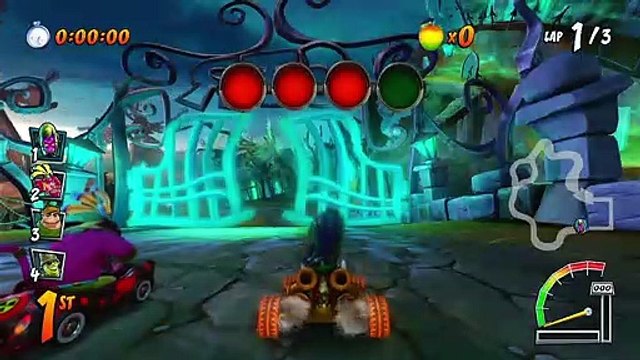 Nina's Nightmare Mirror Mode Nintendo Switch Gameplay - Crash Team Racing Nitro-Fueled
