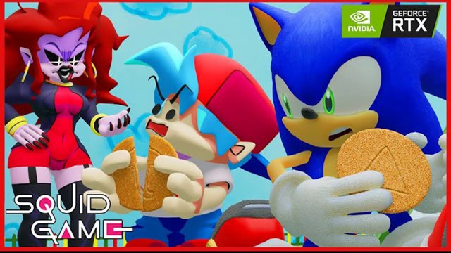 Friday Night Funkin VS Sonic VS Squid Game #6 - 3D Animation