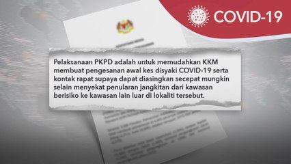 COVID-19 | 4 kawasan di Sabah, Pahang dikenakan PKPD