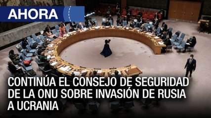 Continúa el consejo de seguridad de la #ONU sobre invasión de #Rusia a #Ucrania - #23Mar - Ahora