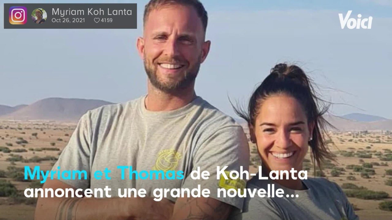 Voici - PHOTOS Myriam et Thomas (Koh-Lanta) : les deux aventuriers annoncent être bientôt parents