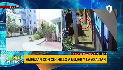 VES: Ladrones amenazan con cuchillo a mujer y al asaltan