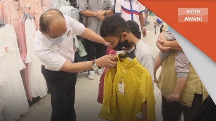 AADK Jom Raya | AADK Kuala Pilah bawa kanak-kanak beli baju raya