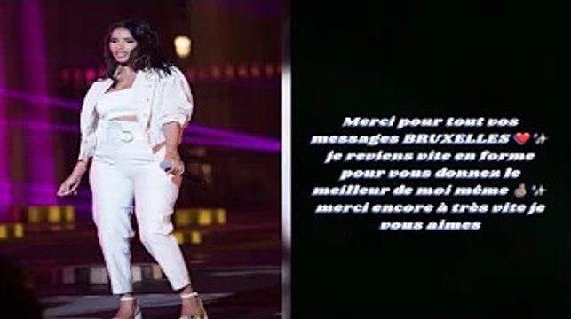 Imen Es effondrée sur scène les larmes aux yeux, elle est contr@inte d'annuler son concert