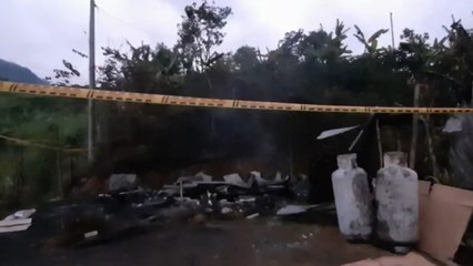 Tragedia en Antioquia: voraz incendió acabó con la vida de dos menores