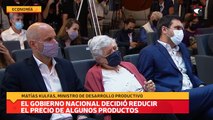 El Gobierno nacional decidió reducir el precio de algunos productos