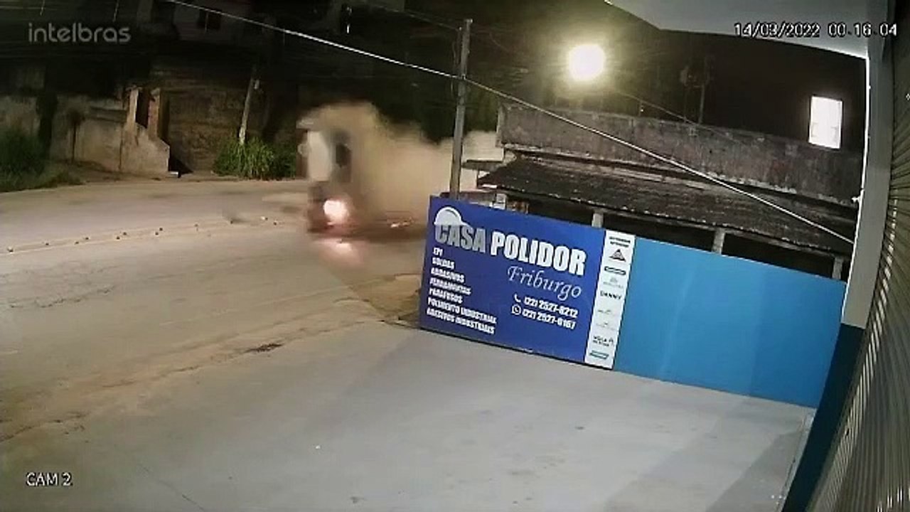 Guy Ejected From Car During Rollover Walks Away