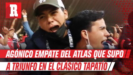 Atlas y Chivas empataron a un gol en polémico juego