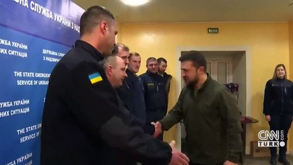 Zelenski bu kez siren sesi dinletti