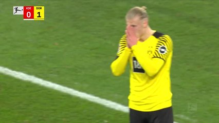 Haaland frustrated as Dortmund held by Cologne