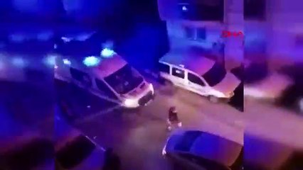 Balkona çıkıp ''imdat, beni öldürecekler'' diye bağırdı ortalık bir anda karıştı