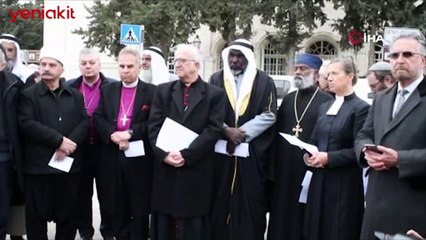 Filistin'deki işgale ses çıkarmayan dini liderlerden Kudüs'te Ukrayna çağrısı