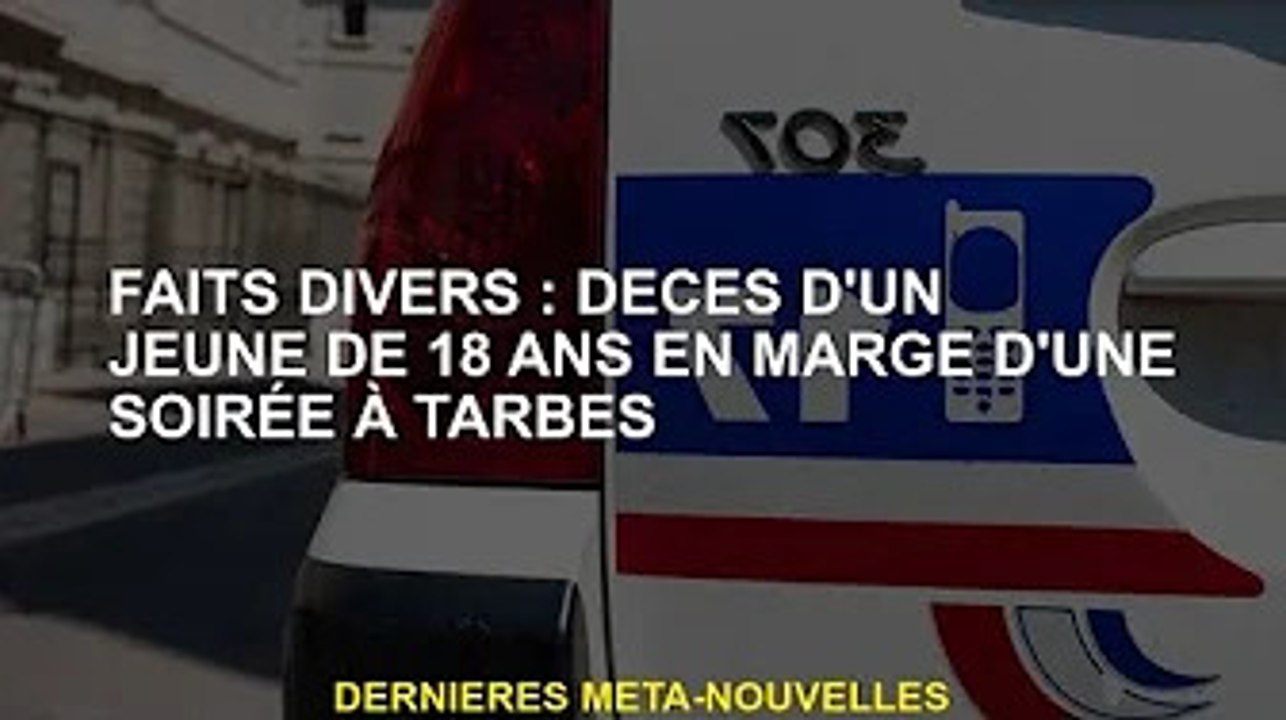Faits divers : Un joueur de 18 ans meurt hors du terrain une nuit à Tubbs