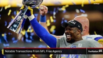 Notable Transactions From NFL Free Agency