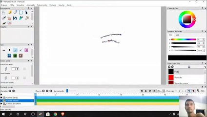 Como Desenhar Olhos de Anime e de Mangá no Programa Pencil2D.