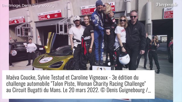 Sylvie Testud reine de la piste, Maëva Coucke en combinaison sportive