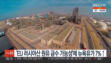 'EU 러시아산 원유 금수 가능성'에 뉴욕유가 7%↑