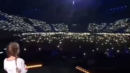 Niña ucraniana Cantó “Libre Soy” en un refugio emocionó en un concierto en Polonia