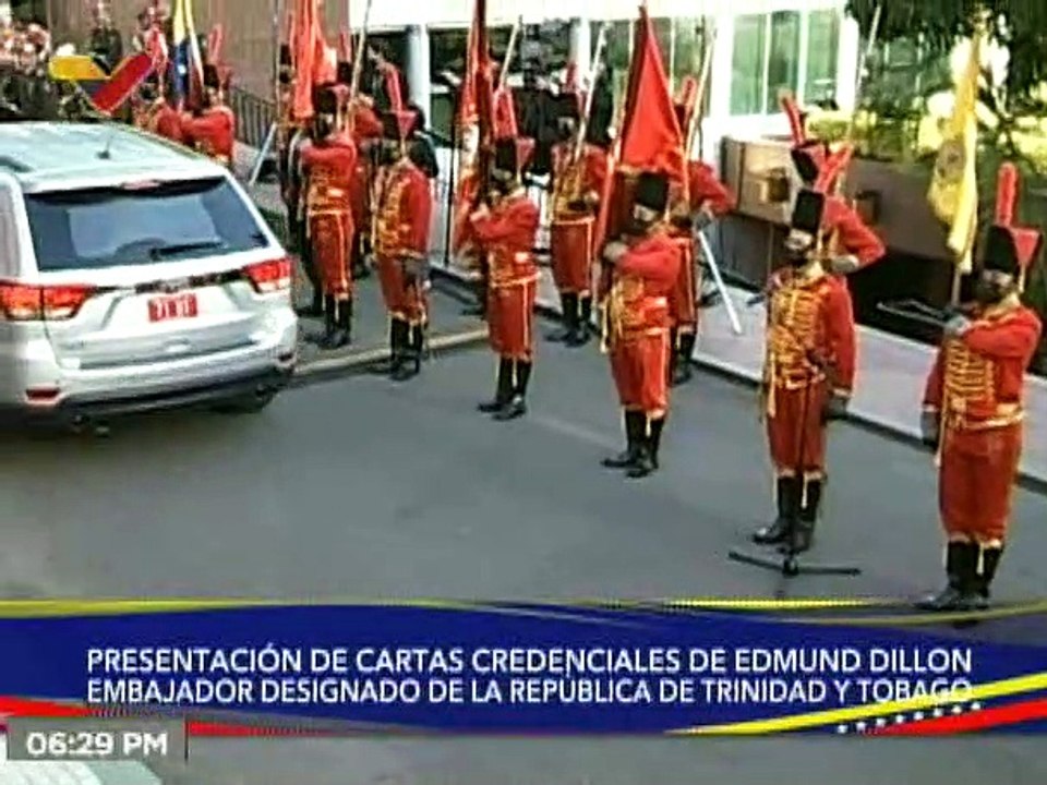 Presidente Maduro recibe las Cartas Credenciales del Embajador Designado de la República de Trinidad y Tobago