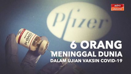 [INFOGRAFIK] 6 orang meninggal dunia dalam ujian vaksin COVID-19