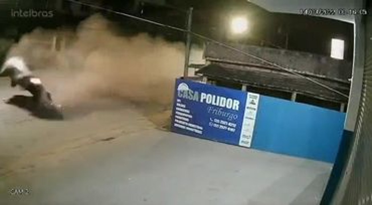 Guy Ejected From Car During Rollover Walks Away