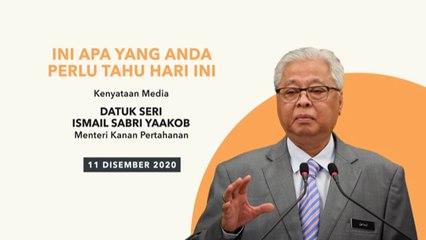 5 perkara penting kenyataan media harian PKPP/PKPB - 11 Dis 2020