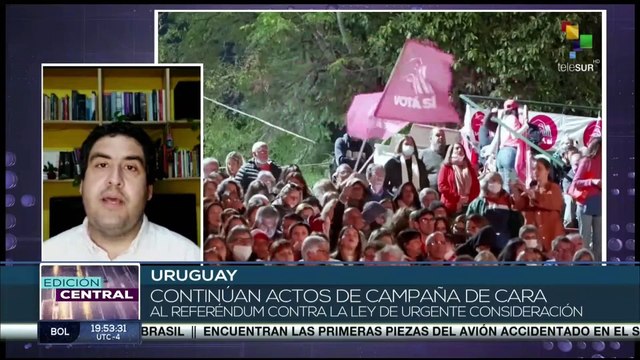 Movilizaciones sociales son parte del debate previo al referéndum por Ley de Urgente Consideración en Uruguay