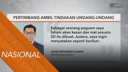 Sokongan SD Anwar: MP Kimanis pertimbang ambil tindakan undang-undang