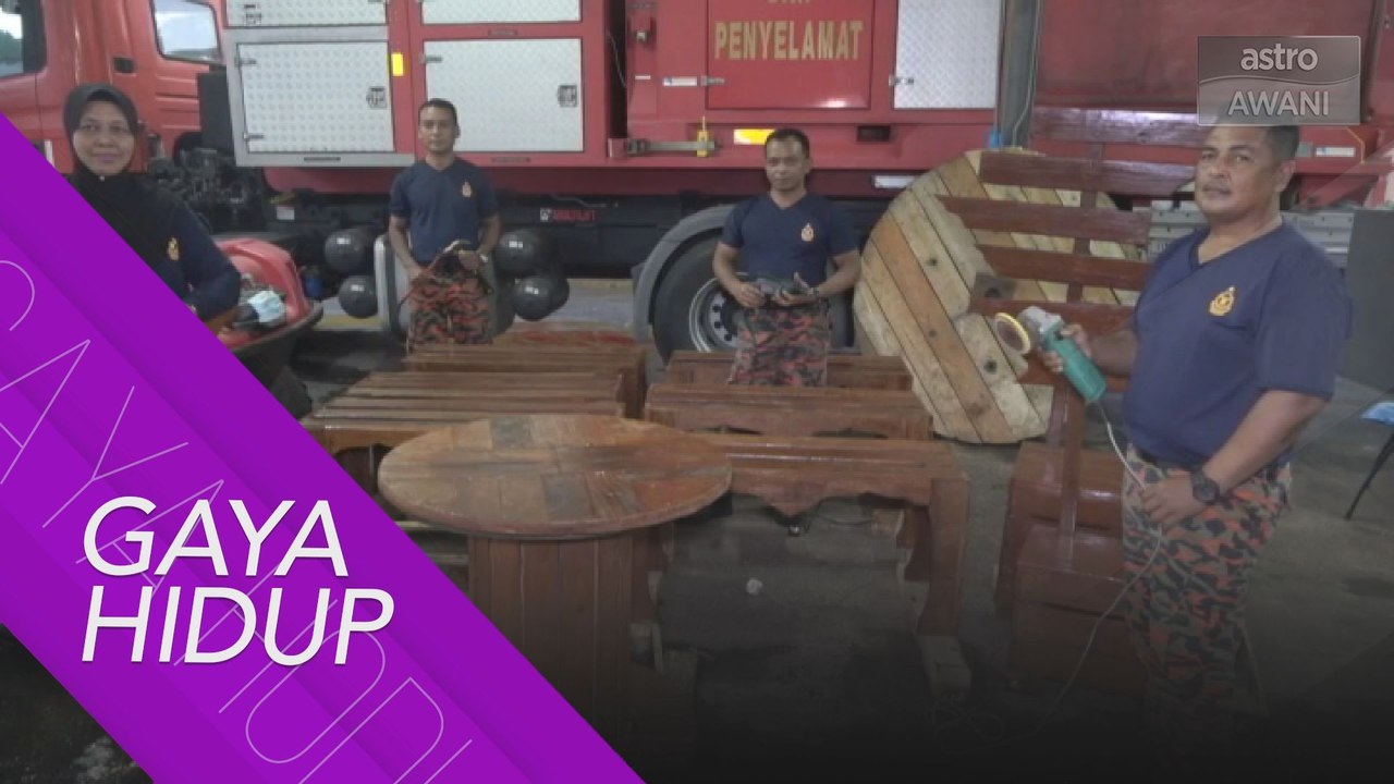 Anggota bomba hasilkan perabot