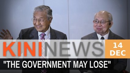 #KiniNews: Gov't may lose budget vote tomorrow, MPs should think of nation first, says Dr M
