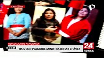 Ministra Betssy Chávez: La abogada habría incurrido en plagio para obtener su título
