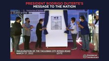 President Duterte's message to the nation | recorded Monday, March 21