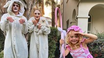 OUR FAMILY HALLOWEEN SPECIAL!!! TRICK OR TREATING AND SCARING KIDS!