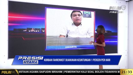 Live Dialog Bersama Kuasa Hukum Korban Farenheit - Sukma Bambang Susilo Terkait Korban Farenheit Dijanjikan Keuntungan 1 Persen Sehari