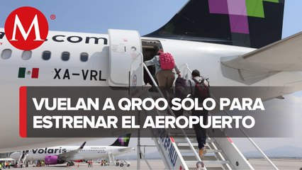 Llegó a Cancún el primer vuelo proveniente del AIFA