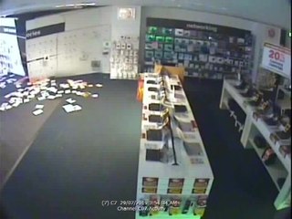 Harvey Norman Fyshwick ram raid