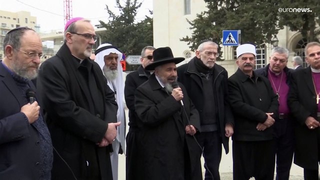 Desde Jerusalén, líderes de distintas religiones piden la paz en Ucrania