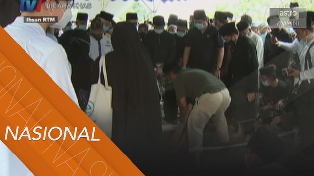 Istiadat Pengebumian Negara Tun Rahah di Lingkaran Makam Pahlawan