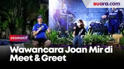 Wawancara Joan Mir di Meet & Greet, Jawab Pertanyaan Suara.com