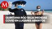 Quintana Roo anuncia uso voluntario de cubrebocas en espacios abiertos ante covid
