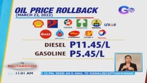 DOE: Oil price rollback, dulot ng bumabang demand ng mga bansang mataas kumonsumo ng petrolyo | BT