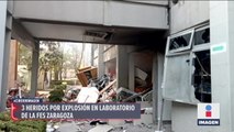 Explota laboratorio de FES Zaragoza por acumulación de gas