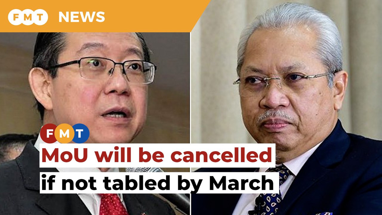 MoU clearly states anti-hopping law must be tabled by March, Lim reminds Annuar