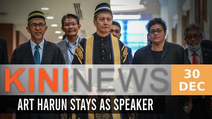 #KiniNews: Art Harun stays as speaker, Mahathir's suit dismissed